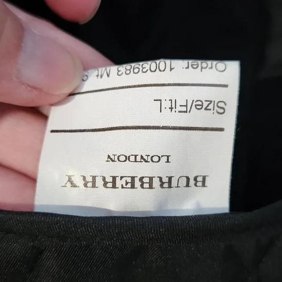 BURBERRY quilted tailored men's jacket